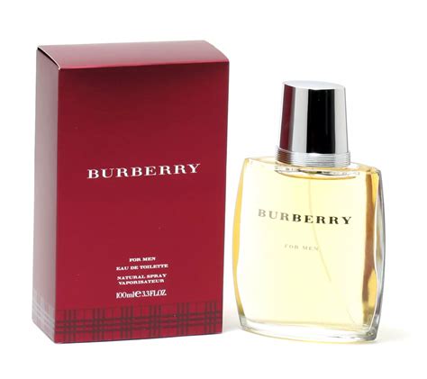 Burberry Men's Classic Eau de Toilette, 3.4 Fl Oz : 